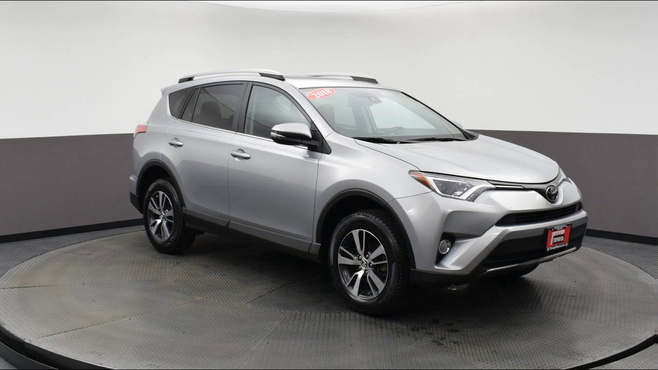 2018 Silver Toyota RAV4 Sport Utility #P11711 - YouTube
