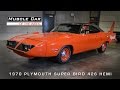 1970 Plymouth Superbird 426 Hemi Muscle Car Of The Week Video #57