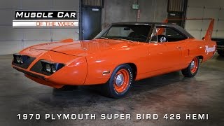 1970 Plymouth Superbird 426 Hemi Muscle Car Of The Week Video #57