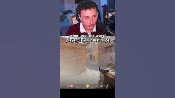 He DID try his best! (Not) 💀 #cs2 #funny #reaction #fyp #twitch