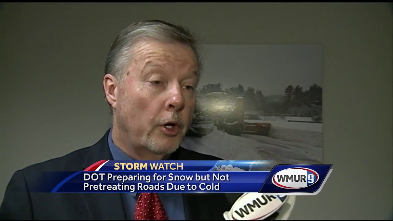 Extreme cold won't allow NHDOT crews to treat roads before snow - YouTube