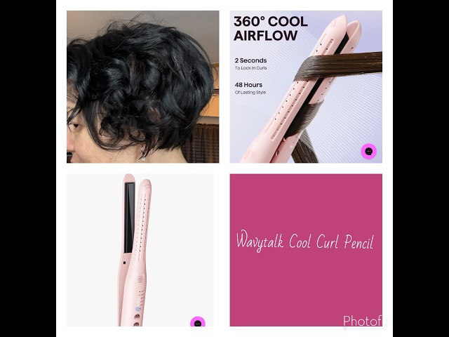 Wavytalk Cool Curl Pencil Demo & Review - YouTube