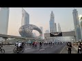Dubai Ride cyclists pedal along Sheikh Zayed Road (Nov 5, 2021) 🇦🇪