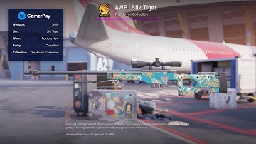 CS2 - AWP | Silk Tiger (Factory New) - Skin Showcase
