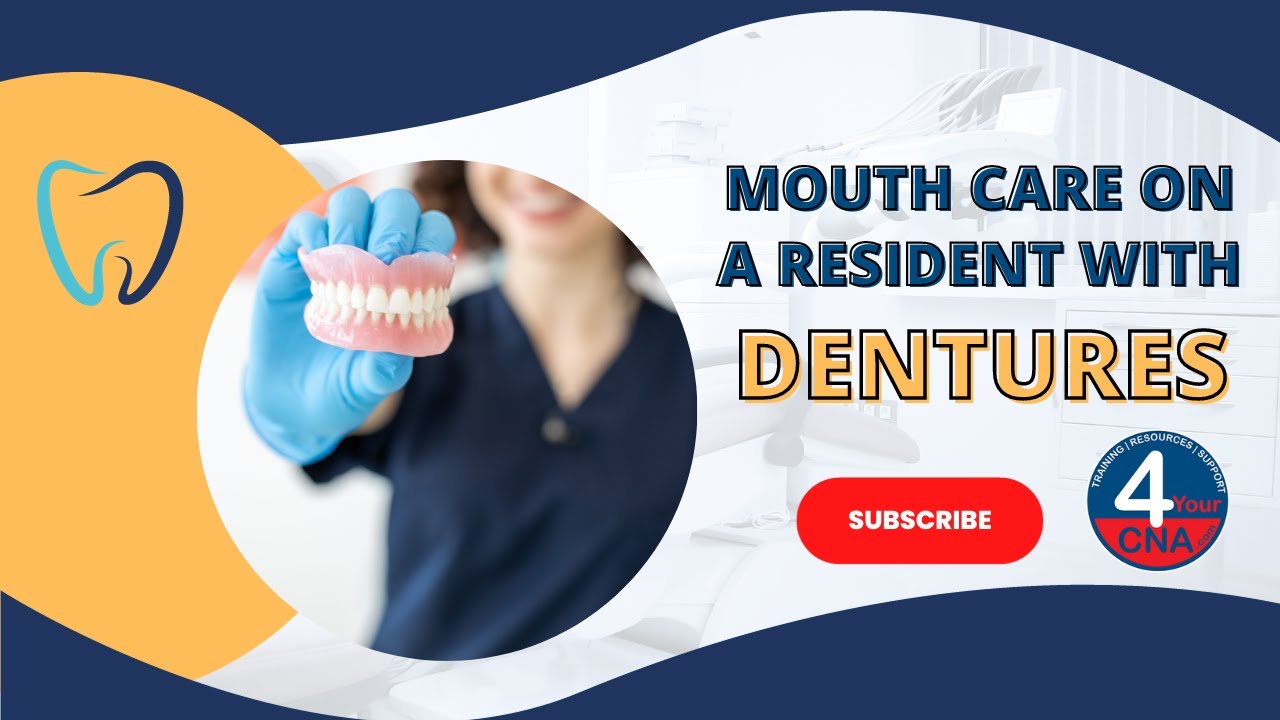 Perform Denture Care CNA Skill NEW