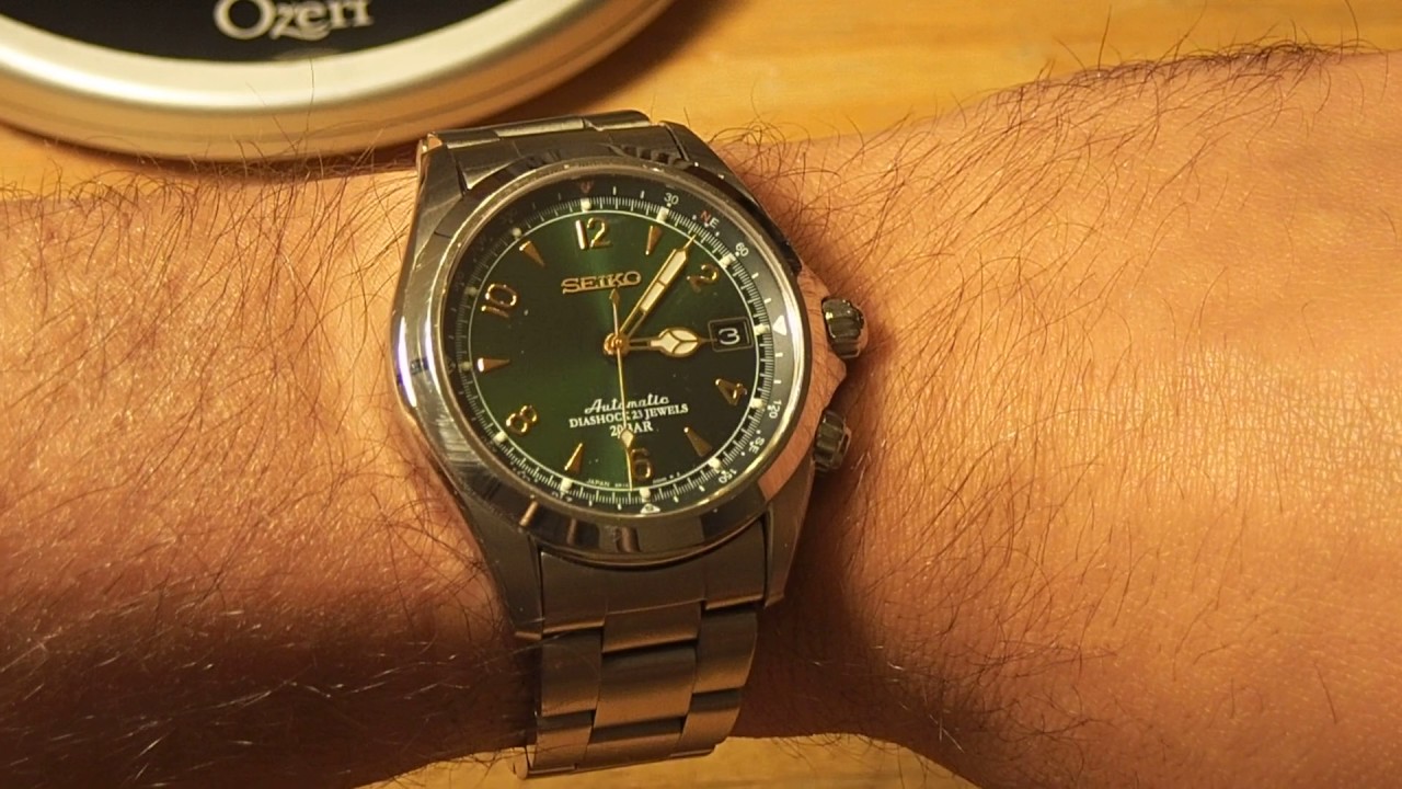 Seiko Alpinist SARB017 Unboxing and Initial Review - YouTube