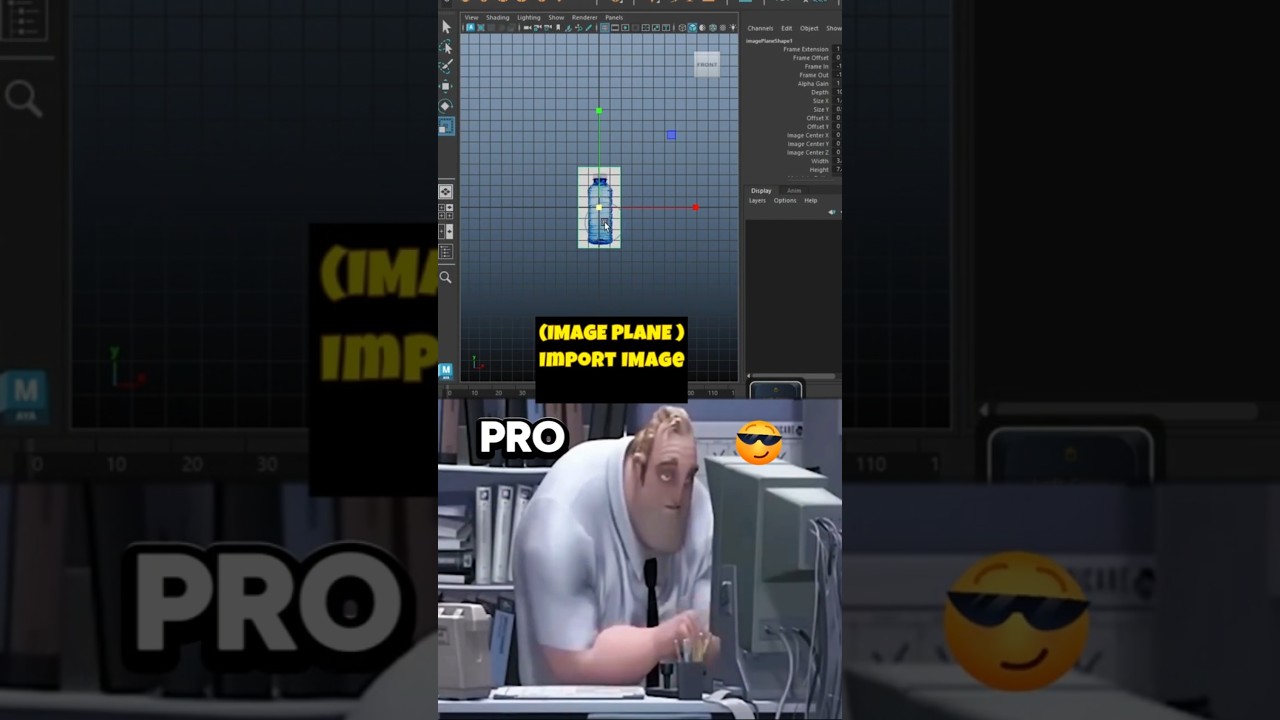 Noob vs Pro: How to Import an Image in Maya Easily | 