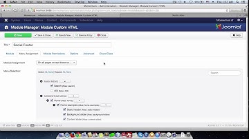 Create Footer - Momentum One Page Joomla Template