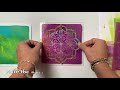 Printing Drop Shadows with Gelli Arts® by Birgit Koopsen