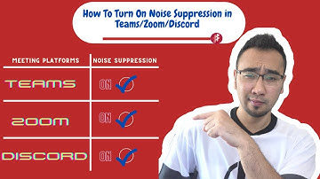 How To Turn On The Noise Suppression Feature in Microsoft Teams/Zoom/Discord/Krisp/Nvidia Broadcast