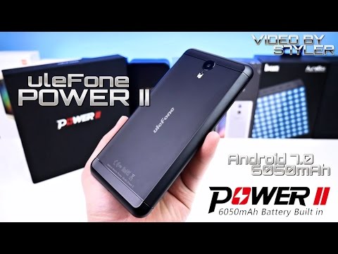 Ulefone Power 2 (Full Review) 6050mAh, Android 7.0 with Split-screen, Front Fingerprint Sensor