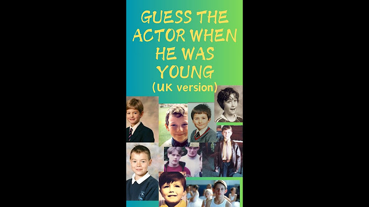 Guess the Famous British Actors as Kids! | Celebrity Childhood Challenge