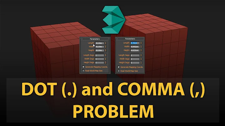 Dot (.) and Comma (,) problem | How to fix it?