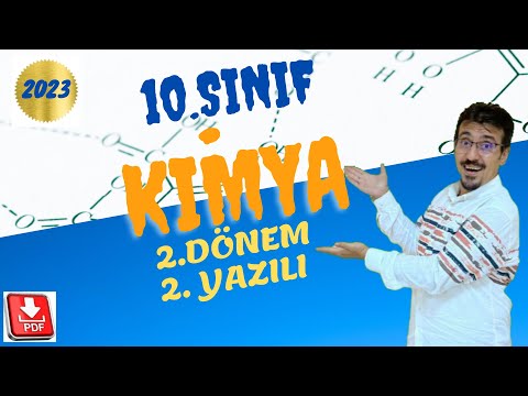 10.sınıf kimya 2.dönem 2.yazılı, 10.sınıf kimya 2.dönem yazılı, kimya 2.dönem 2. yazılı