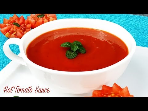 Hot Tomato Sauce, Home made Tomato Sauce