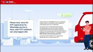 Kotak WhatsApp Banking – Commercial Vehicle Loan Information now made easy.