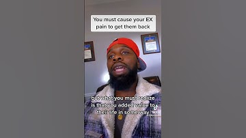 You must cause your ex pain to get them back #nocontact #breakups #avoidantattachment