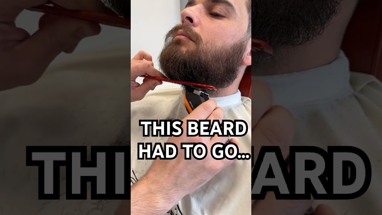 He walked in with a wild beard… he walked out looking like a new man.💈