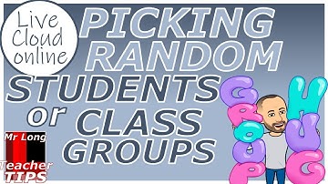 Picking random students or class groups