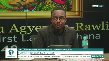 🕊💔 LIVE!!! State Funeral for Former First Lady Nana Konadu Rawlings