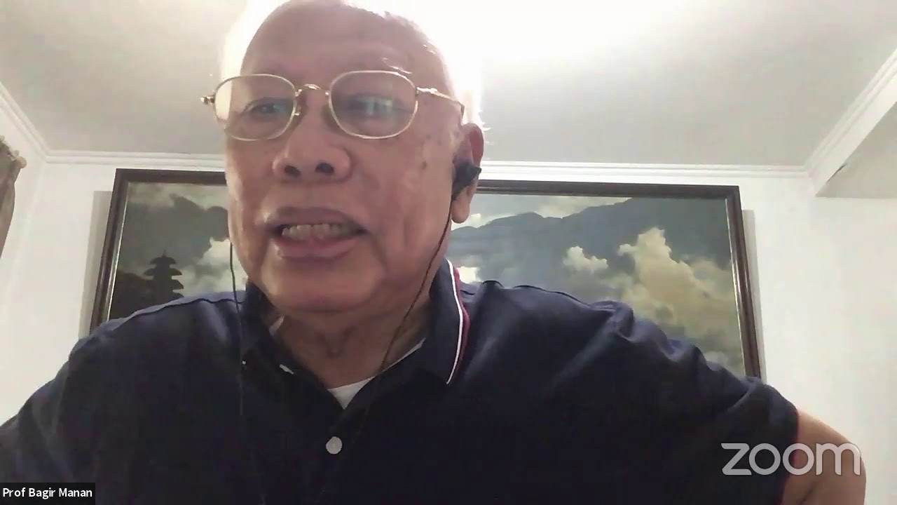 Kuliah Umum Hukum Tata Negara Prof Bagir Manan