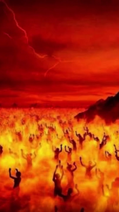 The Lake of Fire🔥The Second Death😭#bible #christ #shorts