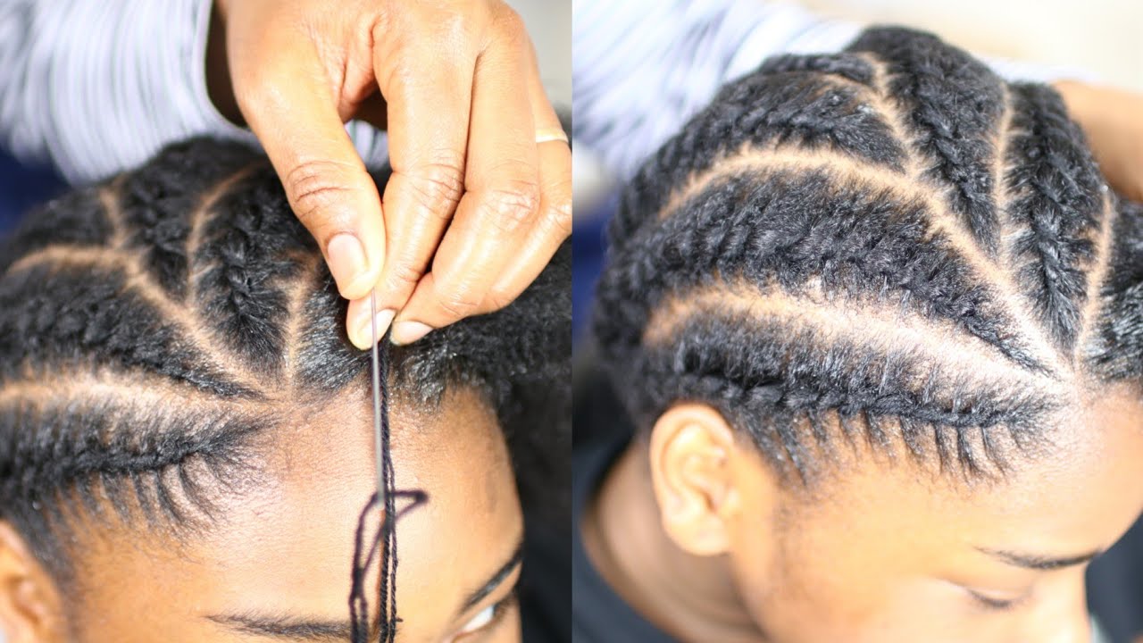 TUTORIAL | NEEDLE AND THREAD CORNROWS | yarn cornrows | MISS JUDY | Yarn  braids styles, Cornrows, Braided hairstyles for teens