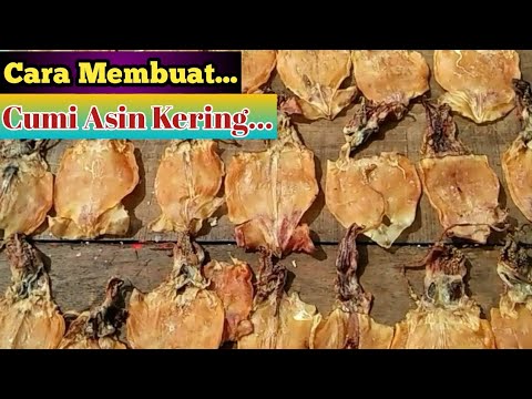 Video: Cara Membuat Cumi Kering Untuk Bir Sendiri