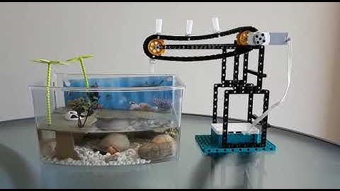Lego mindstorm Pet feeding machine. 🐢🍽️