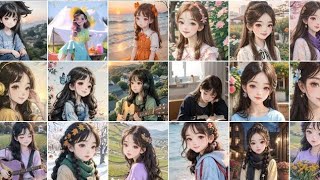 cute cartoon girl dpz 💕 || doll dp images || anime dp photos for girls || doll Wallpapers #dpz