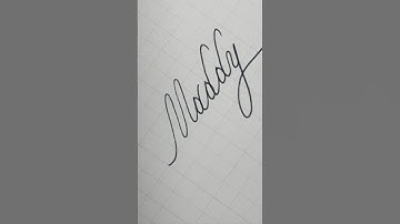 ☆Maddy☆ #calligraphy #handwriting #lettering #writing #signature #art