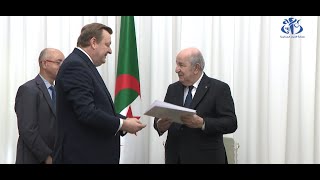 رئيس الجمهورية يستقبل وزير خارجية جمهورية بيلاروسيا