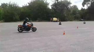Тренировка на honda cb 400 от мотошколы Ride like Pro