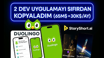 Duolingo’nun Mobil App’ini ve Ayda 30.000$ Kazanan AI Uygulamasını Bedavaya Kopyaladım!