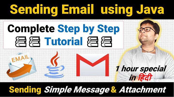 Java Email  Tutorial | Sending Attachment | Sending Text | Java Mail Tutorial in one video HINDI