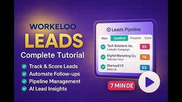 Workeloo Leads Management Tutorial -Generate, Filter & Download Leads by Domain | Complete CRM Guide