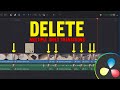 How to Delete Multiple Video Transitions with One Keystroke in DaVinci Resolve