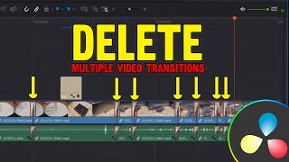 How to Delete Multiple Video Transitions with One Keystroke in DaVinci Resolve by PLIDD 609 views 7 months ago 43 seconds
