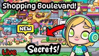 (LIVE) NEW UPDATE! SECRETS, NEW SHOPPING BOULEVARD! (Avatar World gameplay with Everyone's Toy Club)