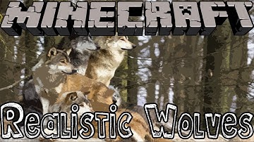 Minecraft Mods - Realistic Wolves - They Be So Real