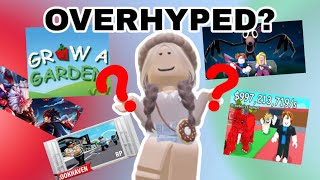 Playing the top 5 most popular Roblox games in 2025 (Are they actually good😳)