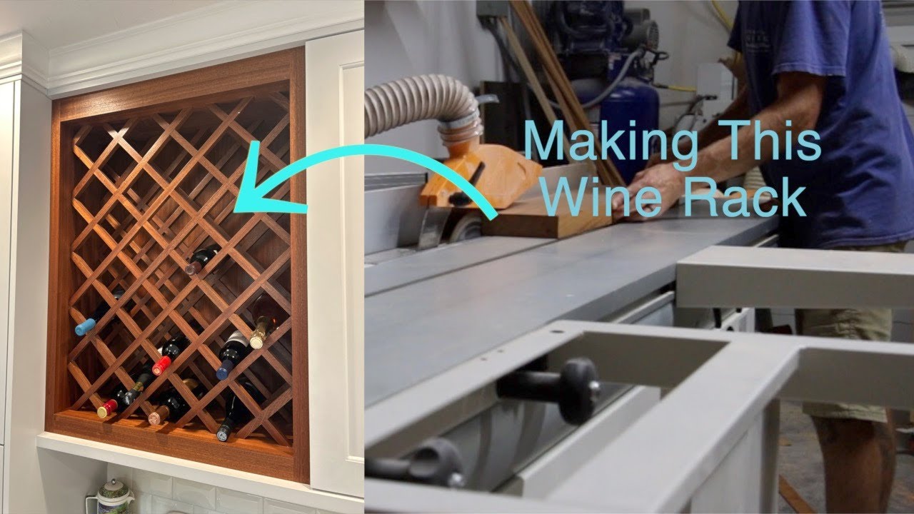 Wine Racking Installation Building a Wine rack - YouTube