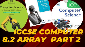Title CAMBRIDGE IGCSE 8.2 The use of arrays