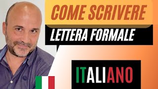 Writing a Formal Email / Letter in Italian