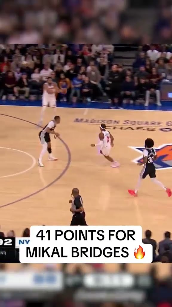 Merry Knicksmas from Mikal Bridges ?
