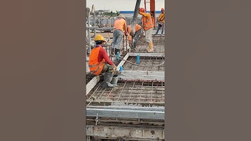 Technical cast column concrete on E1 slab