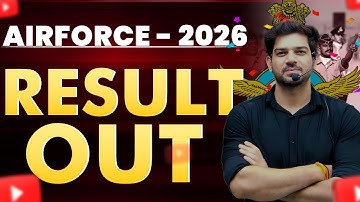 Indian Airforce INTAKE 02/2026 Result Out | Airforce Exam 2026 Result | English By Sanjeev Thakur