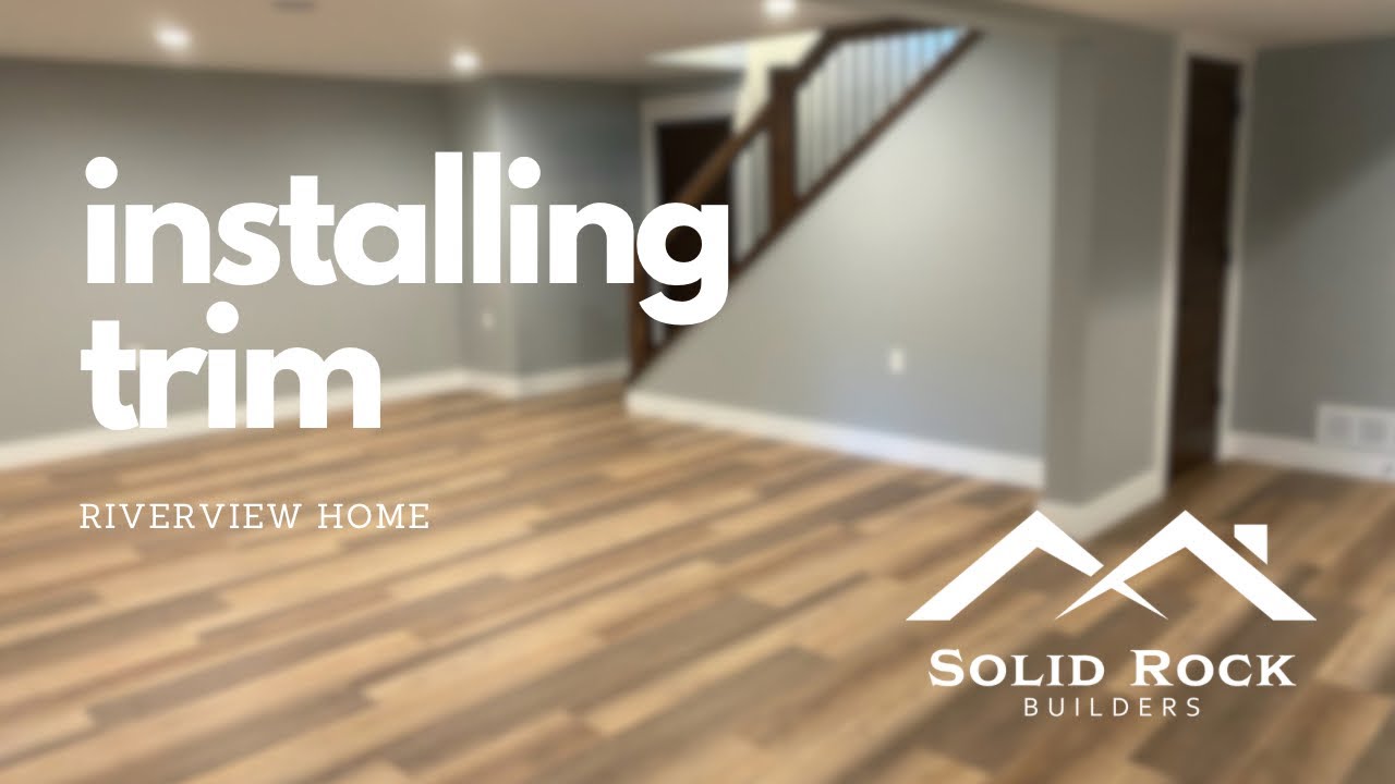 How to Install Baseboard Trim Riverview Home YouTube