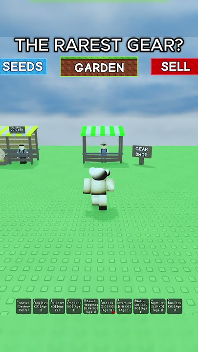 The rarest item in Grow a Garden | #roblox #gardening #growagarden