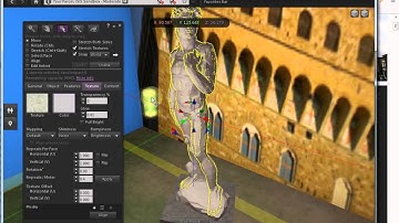 Example of visual effects  in Opensimulator